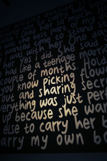 Words poster