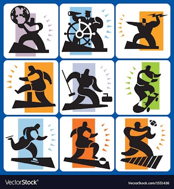 Work and leisure icons vector image