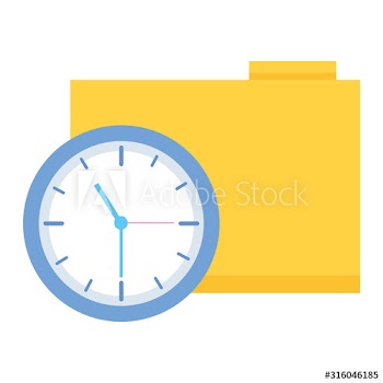 work folder clock