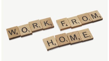 Work from home collage element | Free PSD - rawpixel