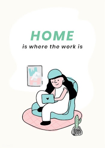 Work from home coronavirus pandemic vector  | Free  vector - 2302976