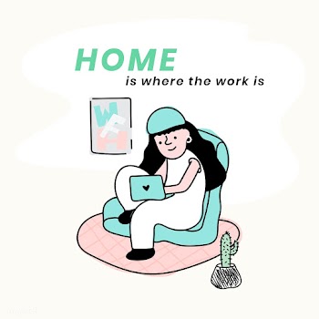Work from home coronavirus pandemic vector  | Free  vector - 2302978