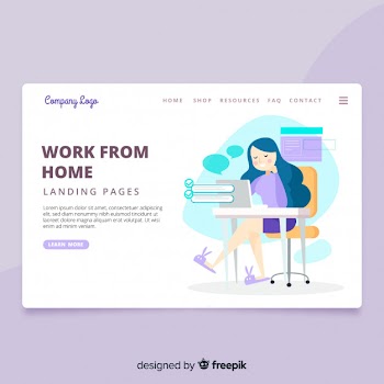 Work from Home Landing Page