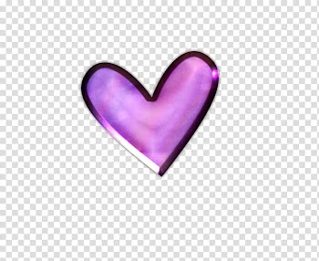 Work of Art Elements, purple heart illustration transparent background PNG clipart