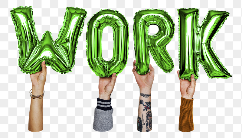 Work word png, hands holding | Free PNG - rawpixel
