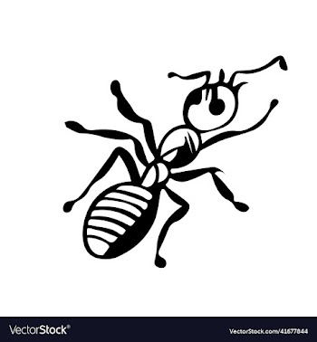 worker ant with antennae is nsecs in style