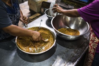 Workers making ginger tea powder. | Free Photo - rawpixel