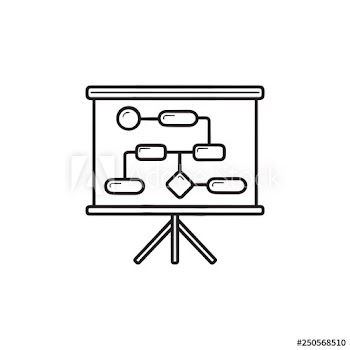 Workflow and planning hand drawn outline doodle icon