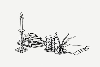 Working table collage element, black | Free PSD Illustration - rawpixel