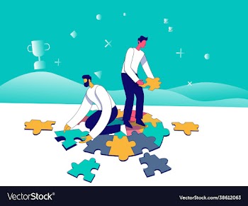 working together concept