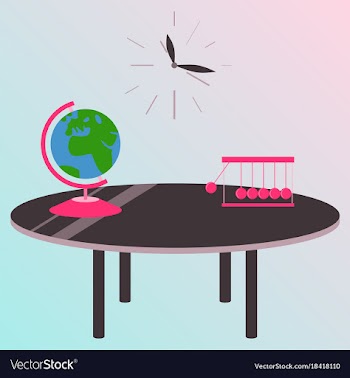 Workplace office cabinet comfortable place for vector image