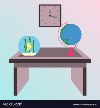 Workplace office cabinet comfortable place for vector image