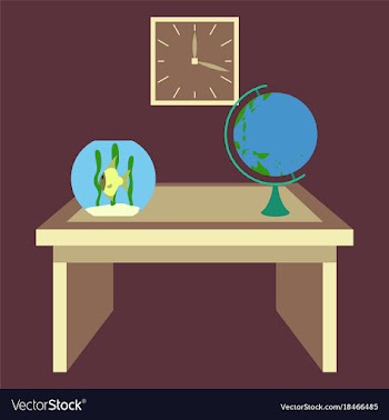Workplace office cabinet comfortable place for vector image