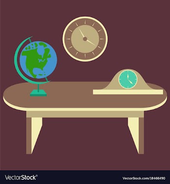 Workplace office cabinet comfortable place for vector image