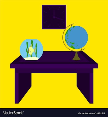 Workplace office cabinet comfortable place for vector image