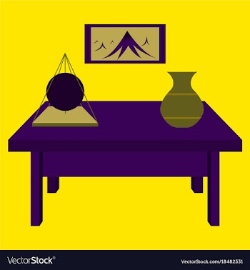 Workplace office cabinet comfortable place for vector image