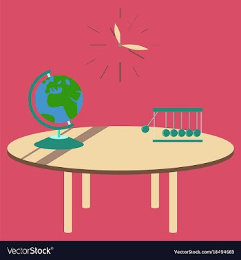 Workplace office cabinet comfortable place for vector image