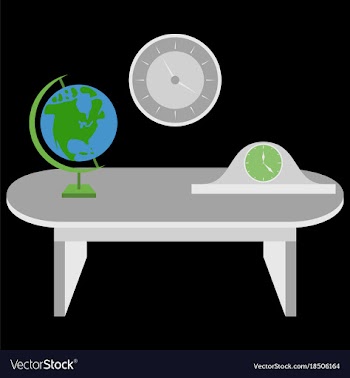 Workplace office cabinet comfortable place for vector image