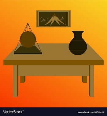 Workplace office cabinet comfortable place for vector image