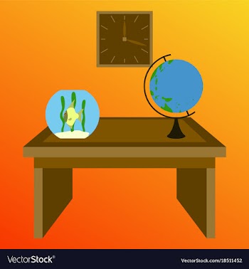 Workplace office cabinet comfortable place for vector image