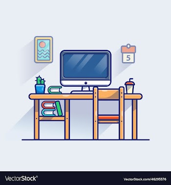 workspace cartoon