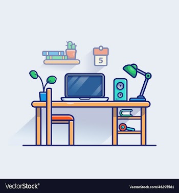 workspace cartoon