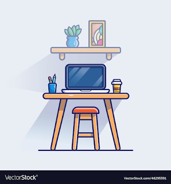 workspace cartoon