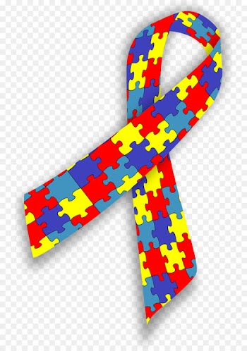 World Autism Awareness Day Living with Autism Awareness ribbon Autistic children - autismo pattern 