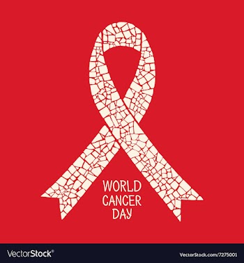 World Cancer Day symbol vector image