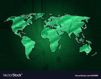 World circuit vector image
