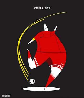 World cup concept soccer player illustration | Free stock vector - 457351