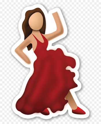 World Emoji Day Flamenco Dance Sticker - Emoji 