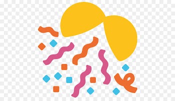 World Emoji Day Text messaging Party SMS - confetti 