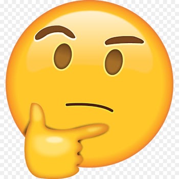World Emoji Day WhatsApp Thought Emoticon - Thinking 