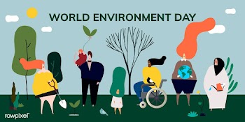 World environment day concept illustration | Free stock vector - 462104
