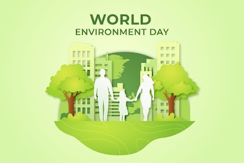World environment day in paper style Free Vector