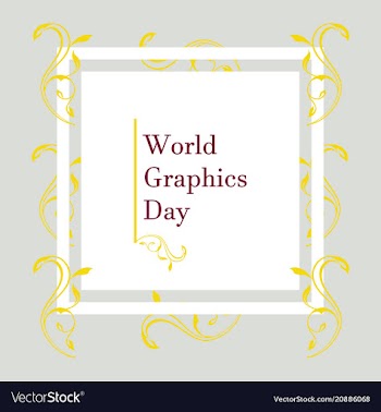 World graphic day design flat style vector image