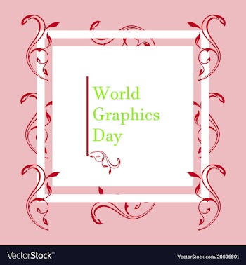 World graphic day design flat style vector image