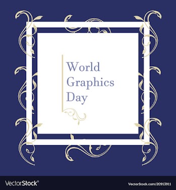 World graphic day design flat style vector image