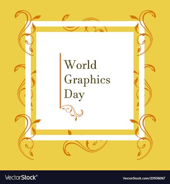 World graphic day design flat style vector image