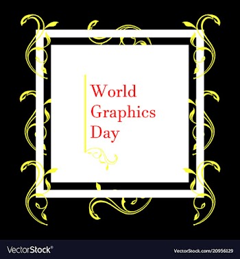 World graphic day design flat style vector image