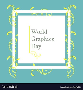 World graphic day design flat style vector image