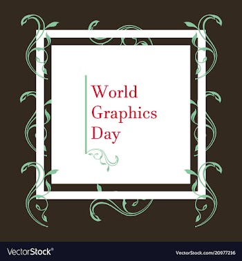 World graphic day design flat style vector image