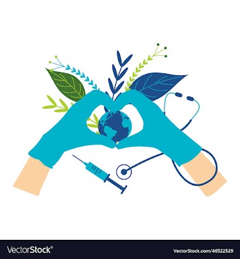 world health day- medical hand with stethoscope