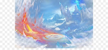 World Light Blue Icon - Ice and Fire 