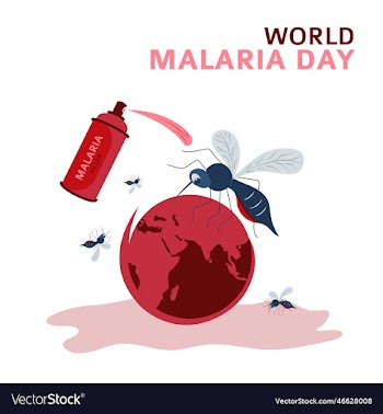 world malaria day killing mosquito with spray