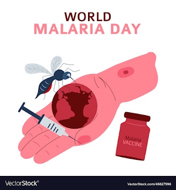 world malaria day mosquito bite hand