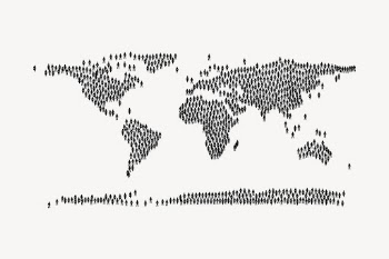 World map clipart, geography illustration | Free Vector - rawpixel