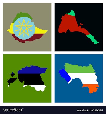 World map-countries in color on white background vector image