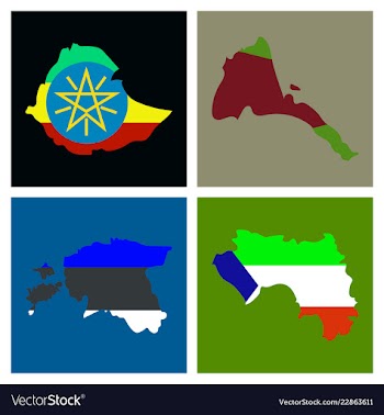 World map-countries in color on white background vector image